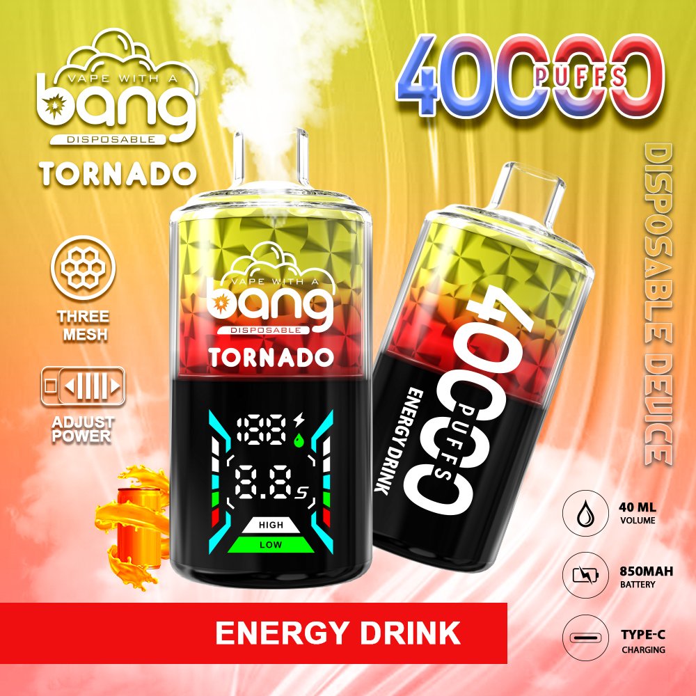 Bang Tornado 40000 40K Puffs Large Smoke LED Display Disposable Vape - Image 15
