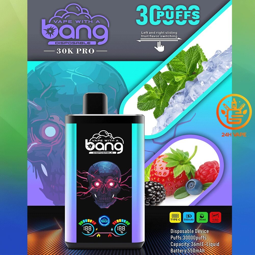 Bang 30K PRO 30000 Puffs Newest Dual Flavor LED Disposable Vape - Image 16