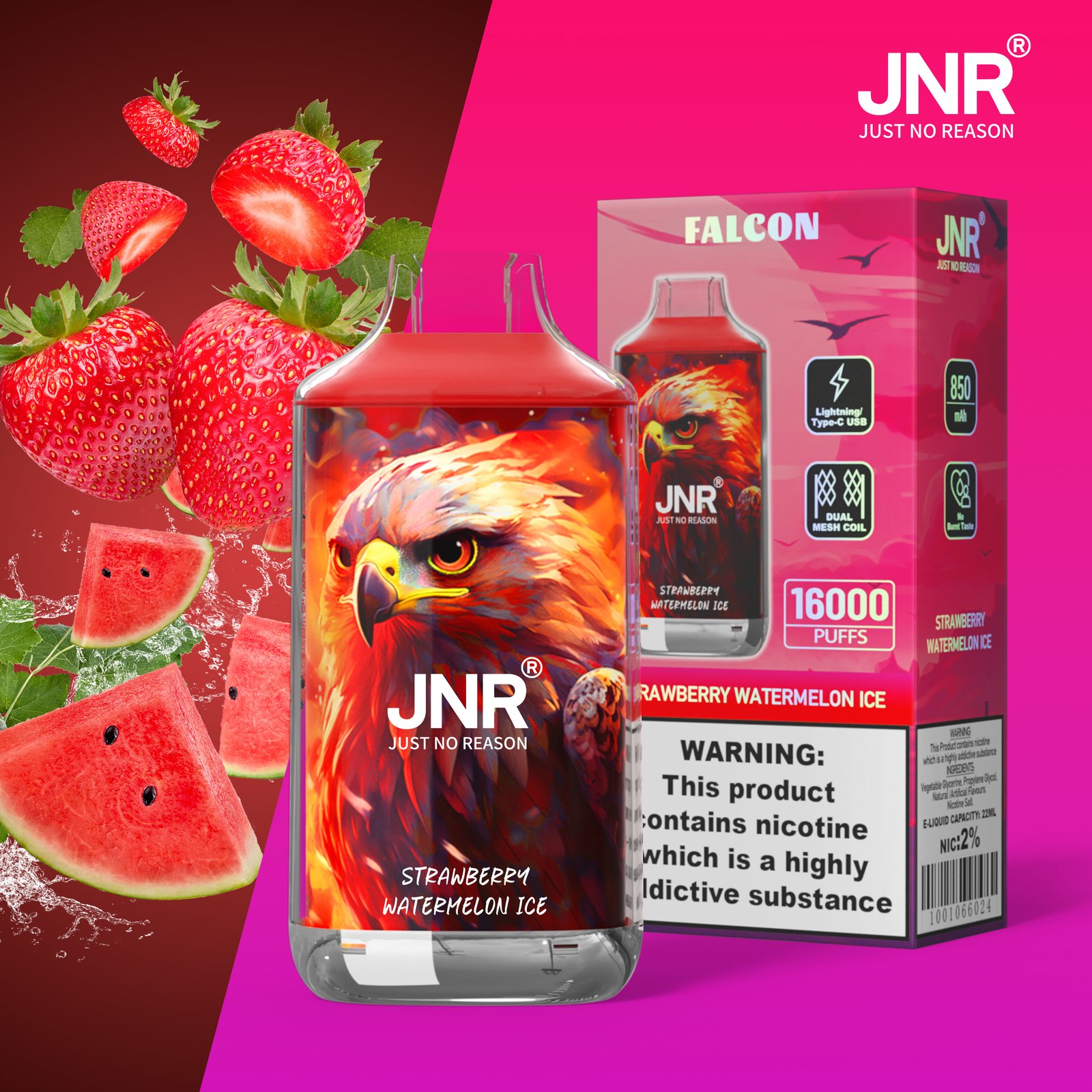 JNR FALON 16000 16K Puffs Original Edition Disposable Vape - Image 13