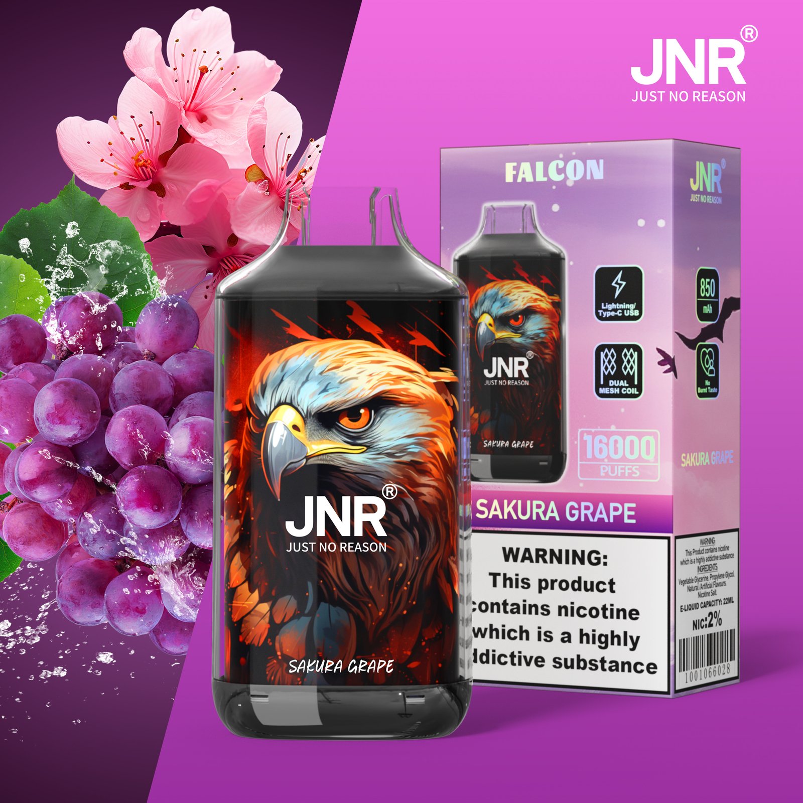 JNR FALON 16000 16K Puffs Original Edition Disposable Vape - Image 23