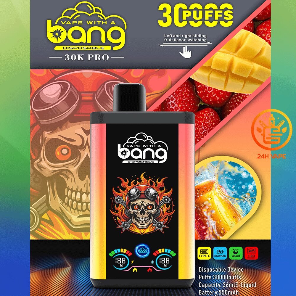 Bang 30K PRO 30000 Puffs Newest Dual Flavor LED Disposable Vape - Image 10