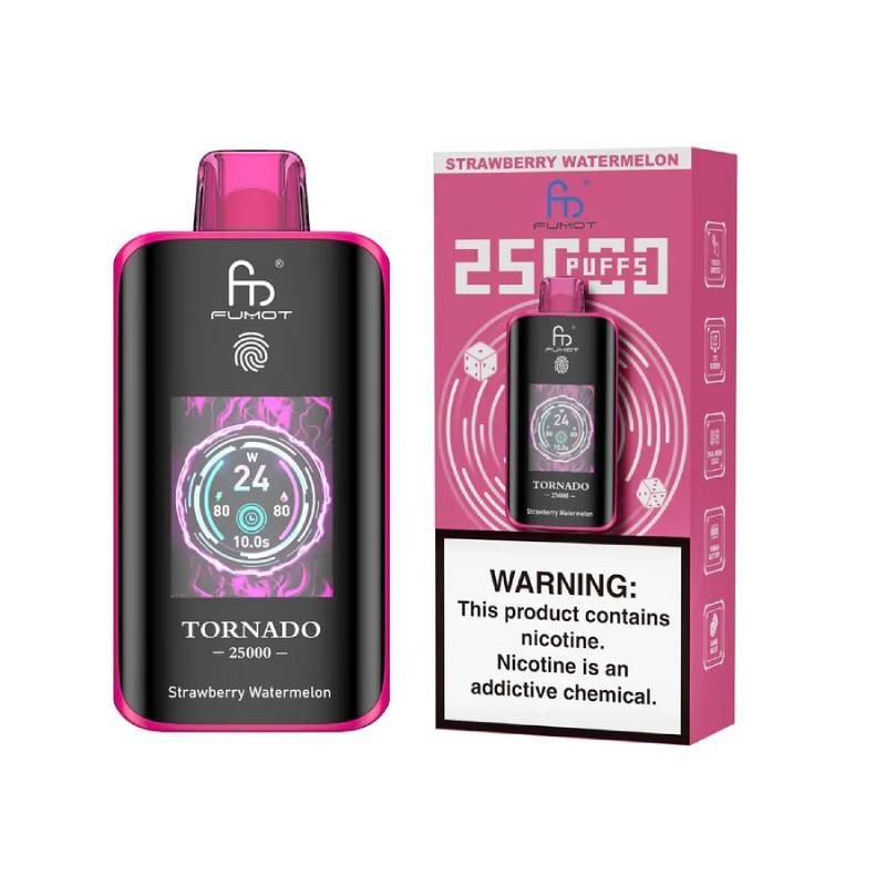 Fumot Tornado 25K – Disposable Vape with Dual-Mesh Coil & LED Display - Image 17