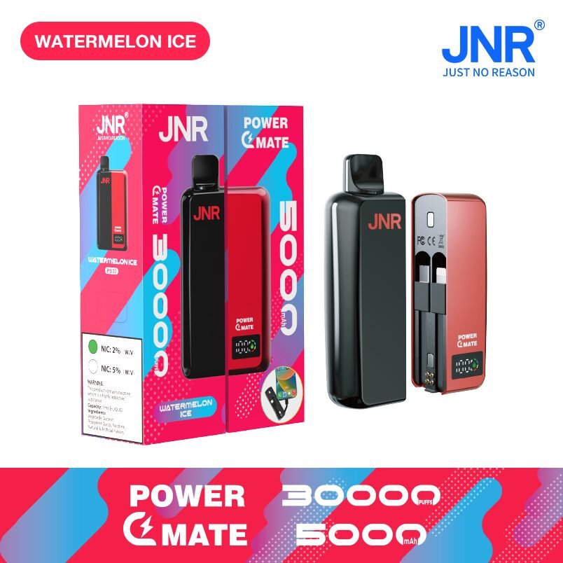 JNR Power Mate 30000 Puffs Smart Screen 5000mAh Power Bank Disposable Vape - Image 6