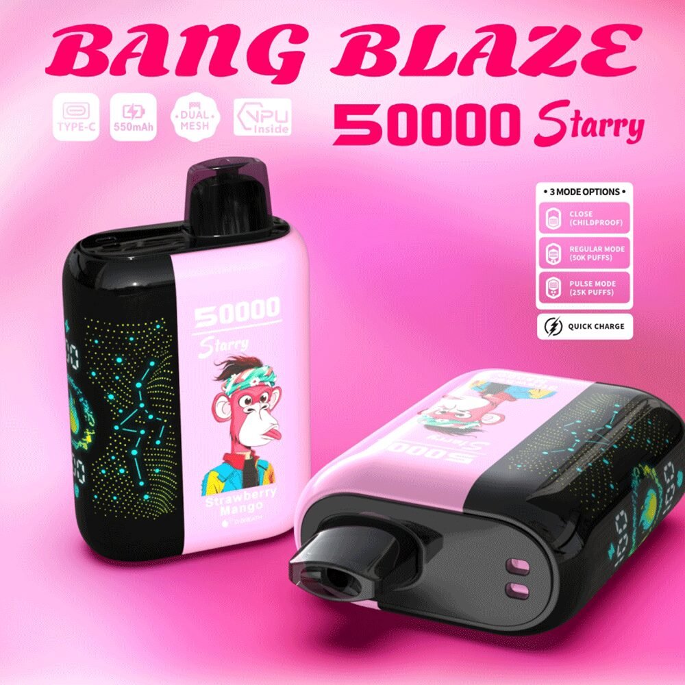 Bang Blaze Starry 50000 50K Puffs Hottest LED Display Disposable Vape - Image 13
