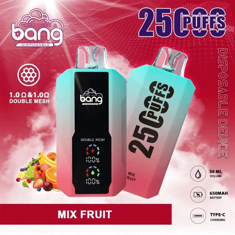 Bang 25000 25k Puffs 0% 2% 3% 5% Nicotine New LED Display Vape Electronic Cigarette Pod - Image 18