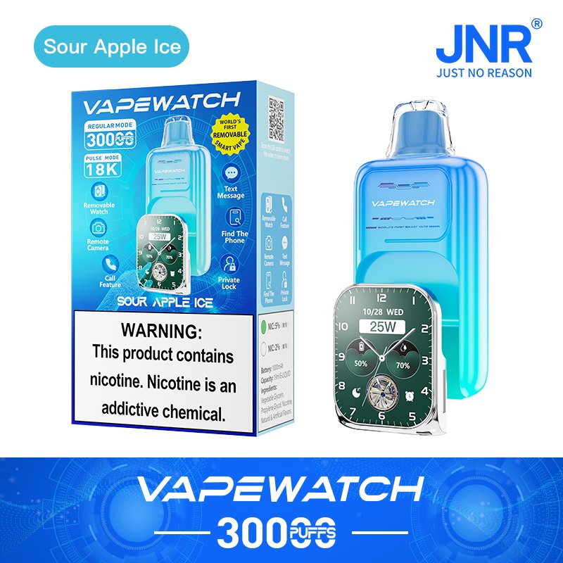 JNR Vape Watch 30000 30K Puffs Original Smart Disposable Vape - Image 17