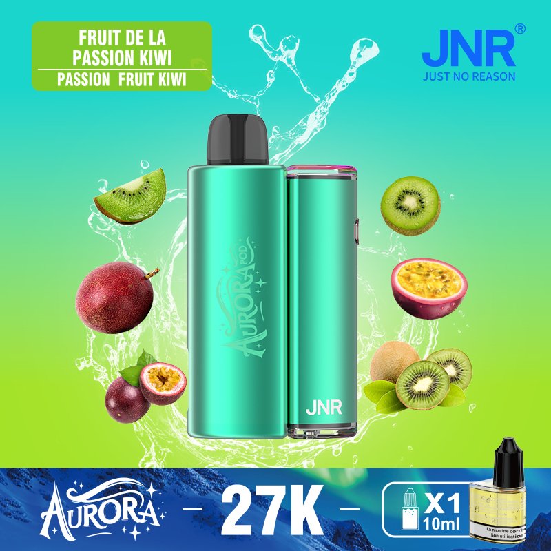JNR Aurora 27K 27000 Puffs 2+10ml Replaceable Pod Kit Refillable Original Disposable Vape - Image 19