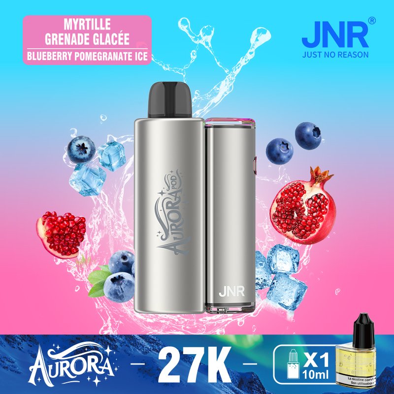 JNR Aurora 27K 27000 Puffs 2+10ml Replaceable Pod Kit Refillable Original Disposable Vape - Image 7
