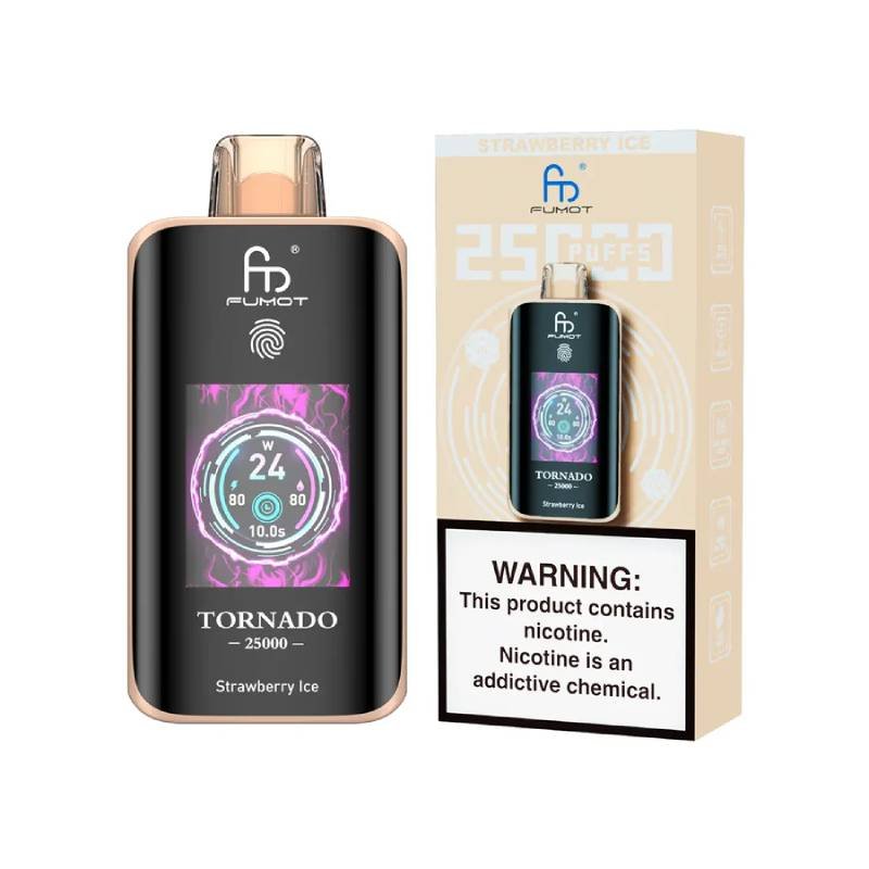 Fumot Tornado 25K – Disposable Vape with Dual-Mesh Coil & LED Display - Image 16