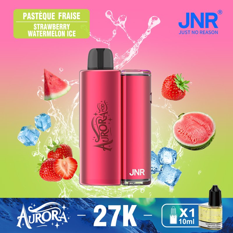 JNR Aurora 27K 27000 Puffs 2+10ml Replaceable Pod Kit Refillable Original Disposable Vape - Image 27