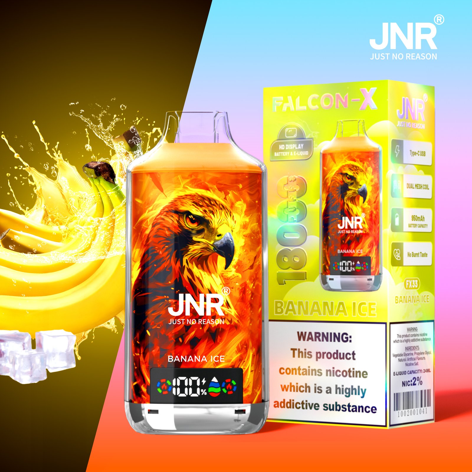 JNR Falcon X 18000 Puffs Disposable Vape - Image 30