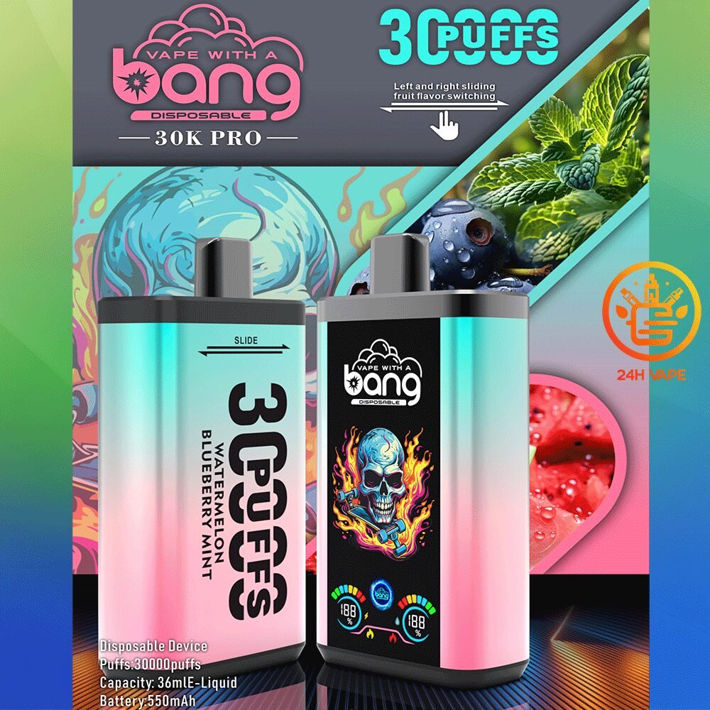 Bang 30K PRO 30000 Puffs Newest Dual Flavor LED Disposable Vape - Image 4