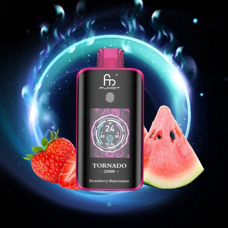Fumot Tornado 25K – Disposable Vape with Dual-Mesh Coil & LED Display - Image 14