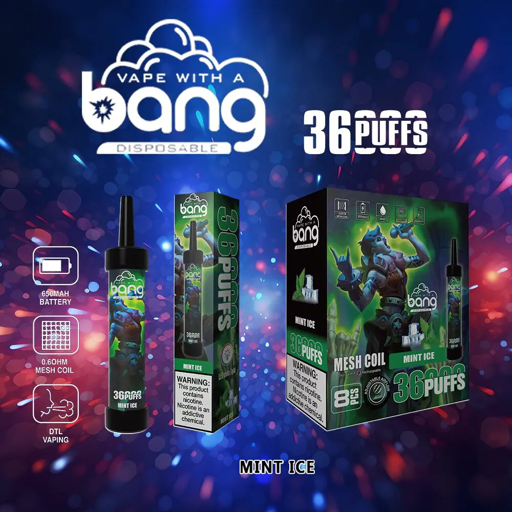 Bang 36000 36K Puffs 0% 2% 3% 5% Nicotine Latest Original Disposable Vape Pen - Image 16