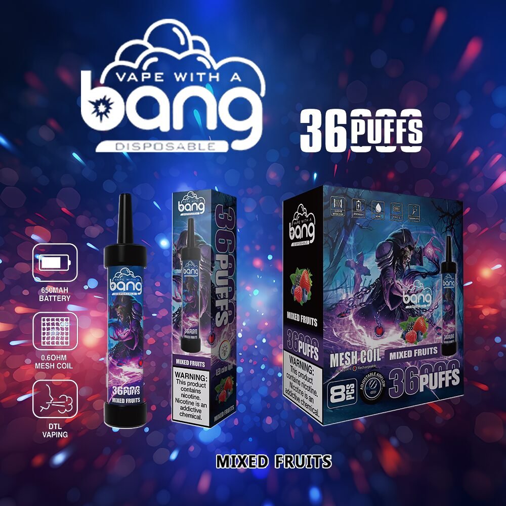 Bang 36000 36K Puffs 0% 2% 3% 5% Nicotine Latest Original Disposable Vape Pen - Image 13