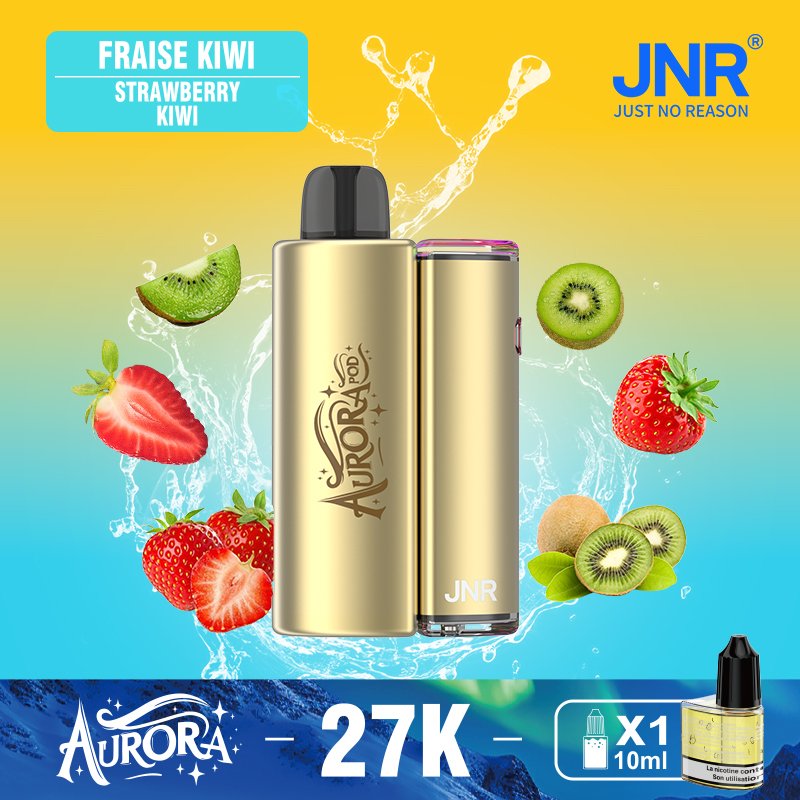 JNR Aurora 27K 27000 Puffs 2+10ml Replaceable Pod Kit Refillable Original Disposable Vape - Image 23