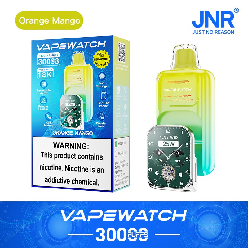 JNR Vape Watch 30000 30K Puffs Original Smart Disposable Vape - Image 7