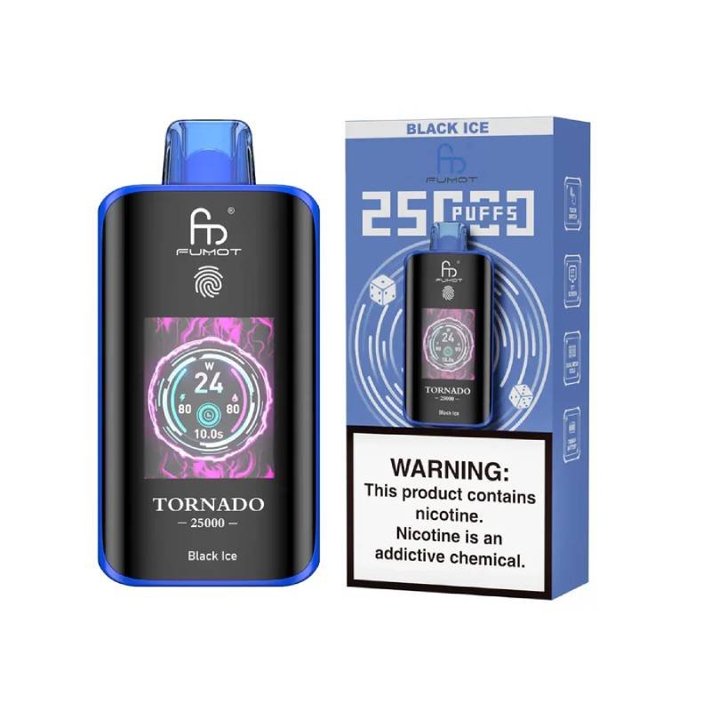 Fumot Tornado 25K – Disposable Vape with Dual-Mesh Coil & LED Display - Image 23