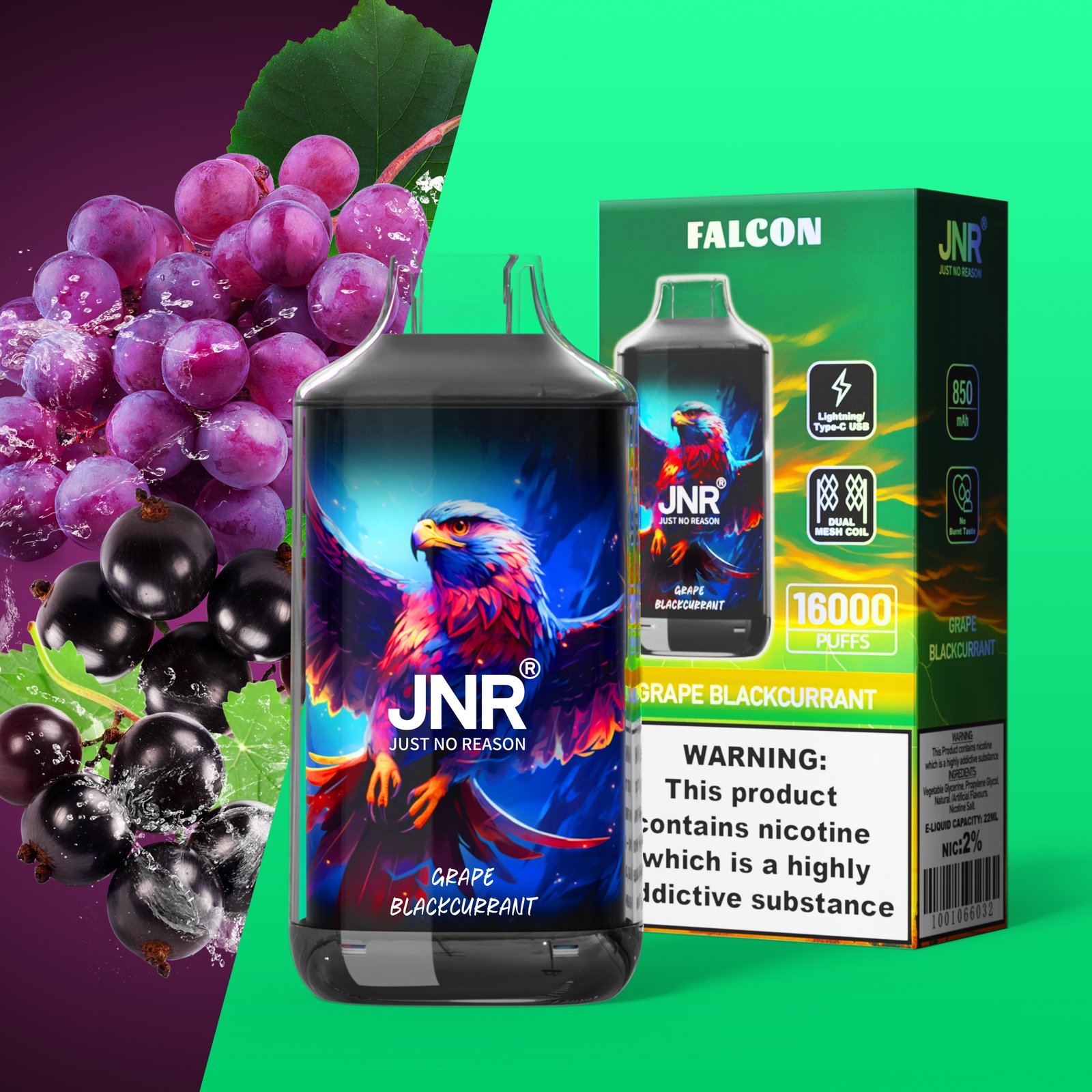 JNR FALON 16000 16K Puffs Original Edition Disposable Vape - Image 47
