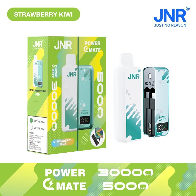 JNR Power Mate 30000 Puffs Smart Screen 5000mAh Power Bank Disposable Vape - Image 8
